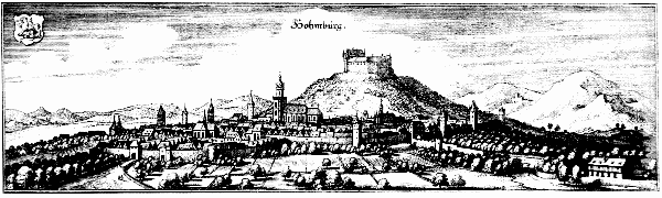 Homberg, Stich von Wilhelm Dilich von 1591